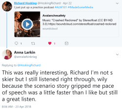 Richard Hosking Reply